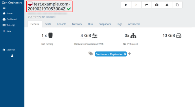 Renomear uma Máquina Virtual