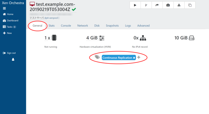 Remover a tag de uma máquina virtual