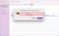 Insira a senha para importar o certificado