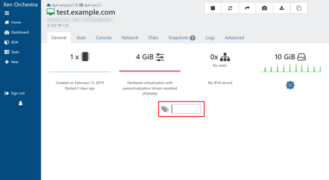 Adicionar uma tag para exclusão de backup