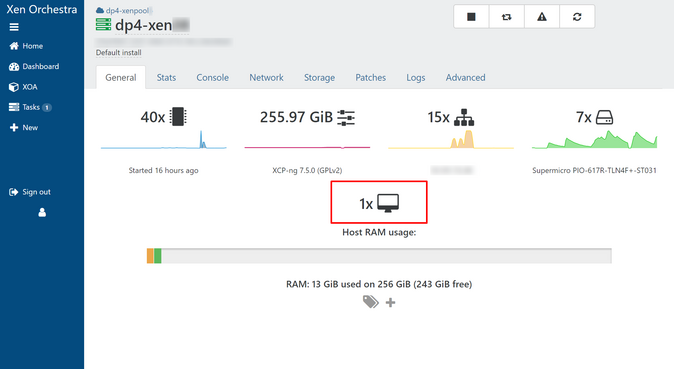 Migrasi mesin virtual di bawah host