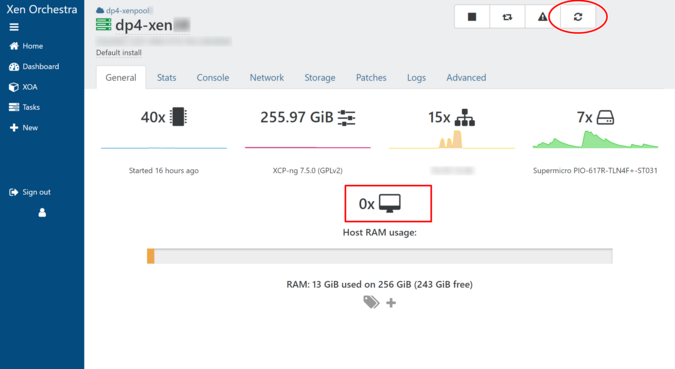 Boot ulang host